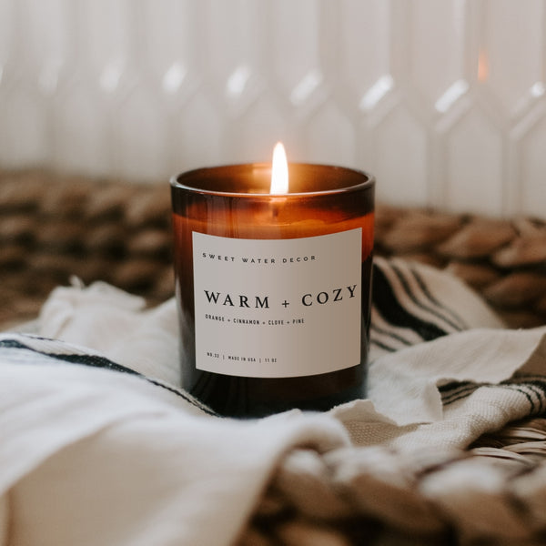 Warm & Cozy 11 oz Soy Candle