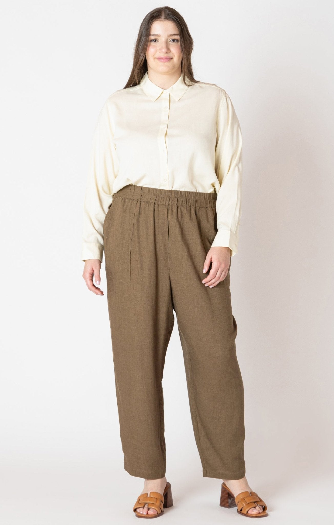 Charlene Straight Leg Curvy Pant - Distractions Clothing