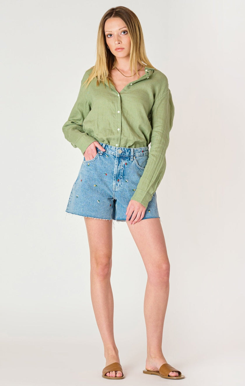 Cheery Denim Shorts - Distractions Clothing