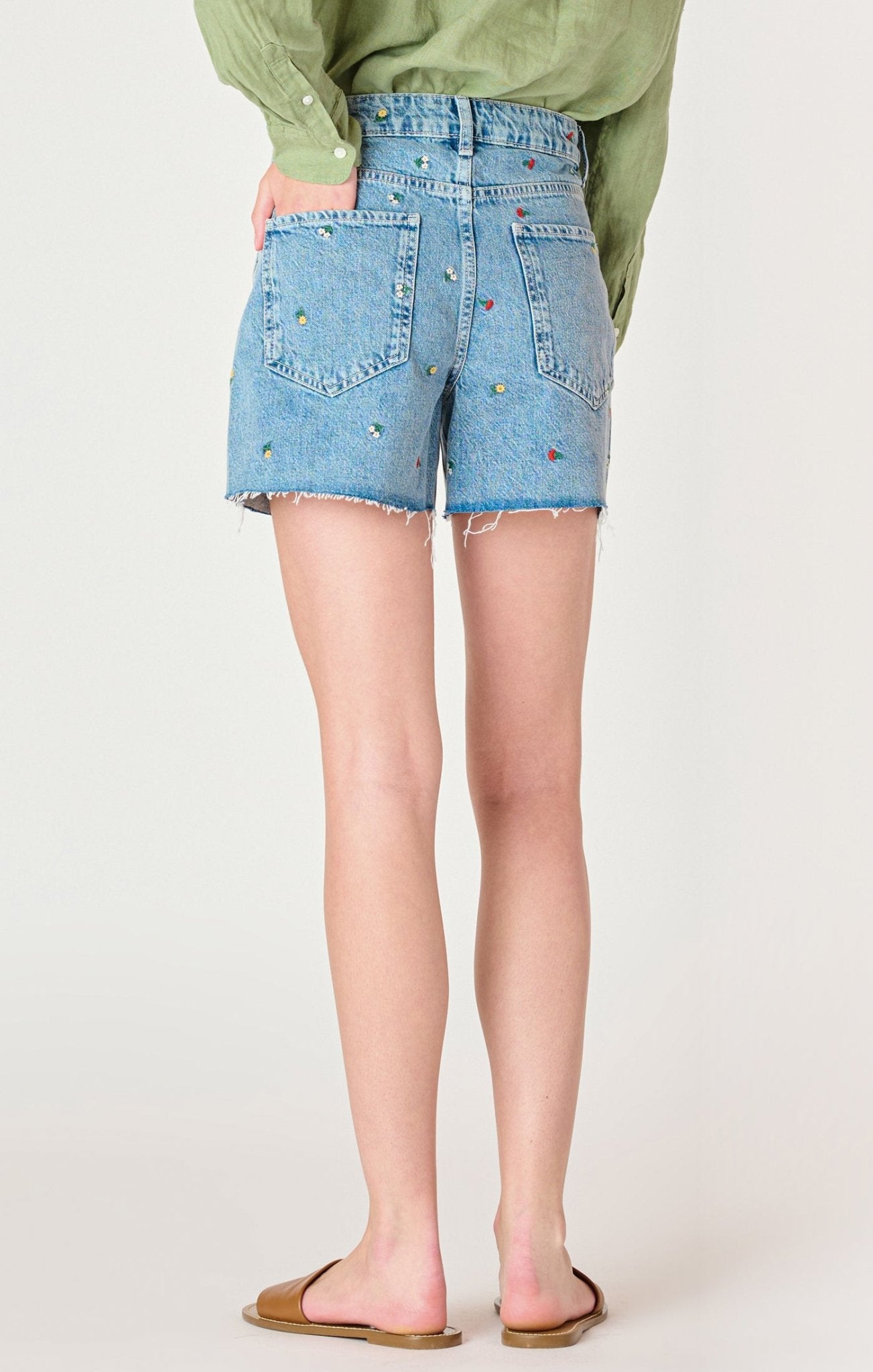Cheery Denim Shorts - Distractions Clothing