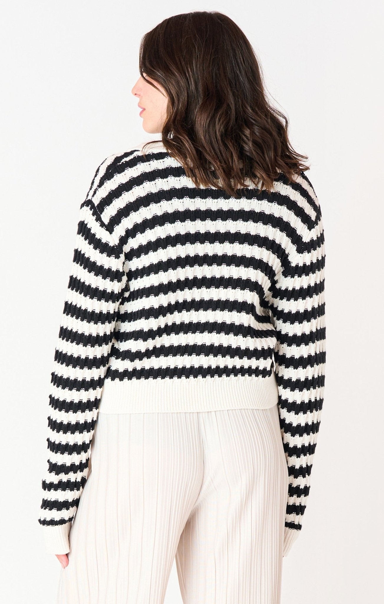 Cher Striped Cardigan - Distractions Clothing