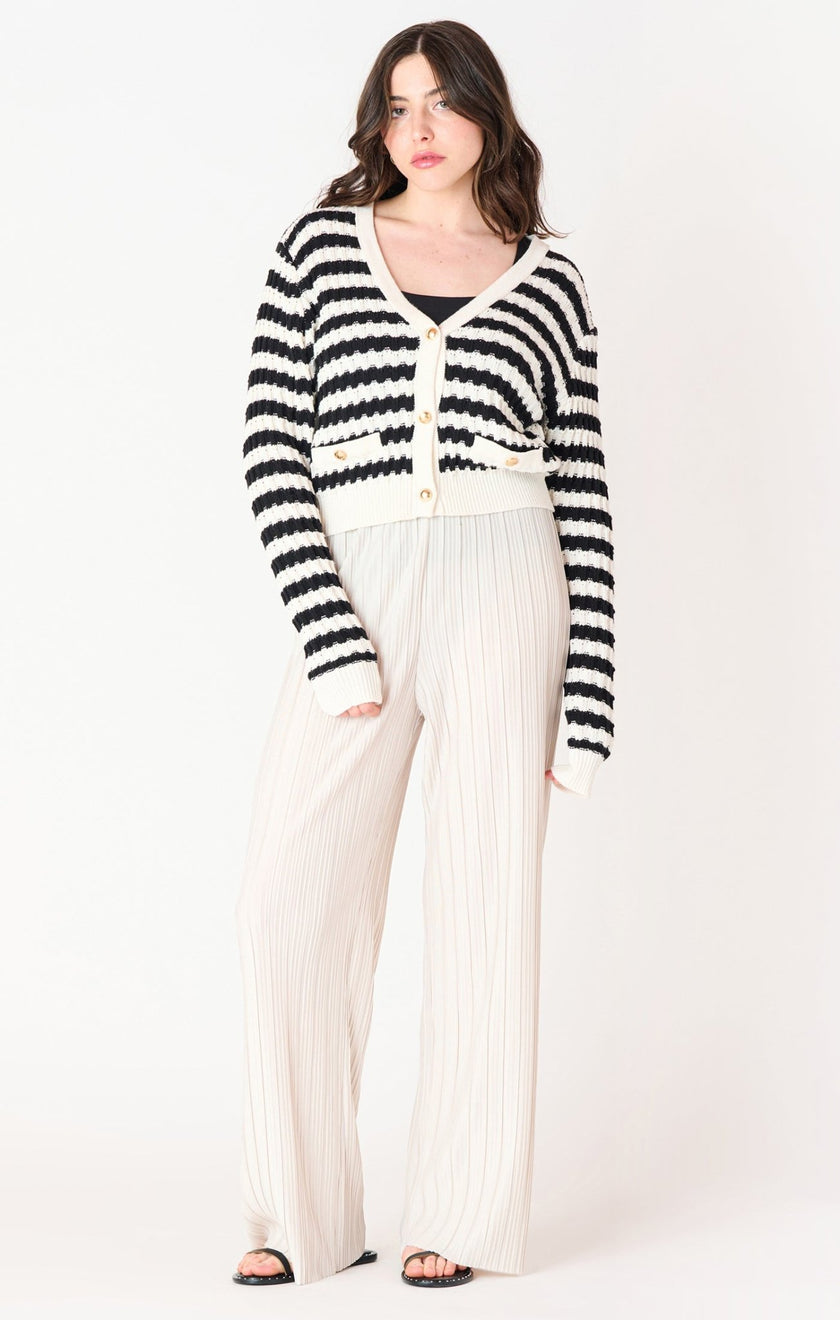 Cher Striped Cardigan - Distractions Clothing