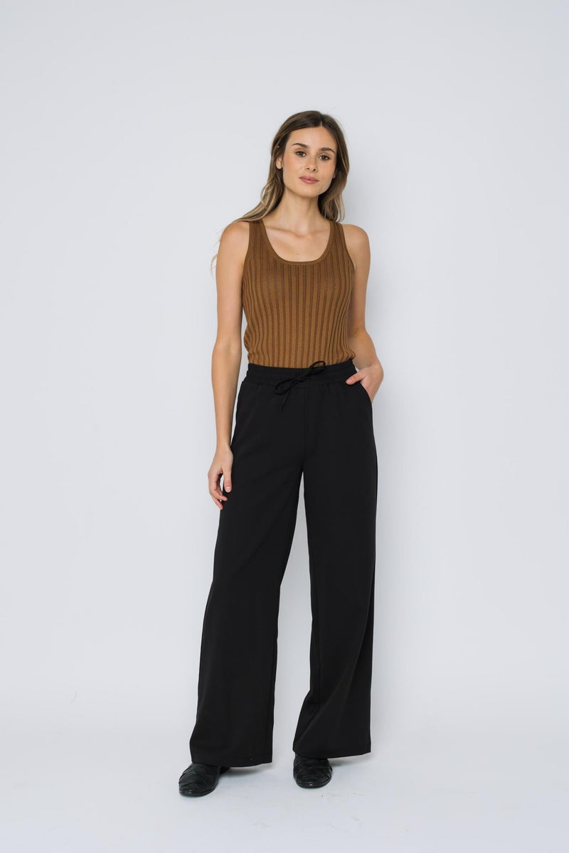 Chloe Wide Leg Pant - Distractions Clothing