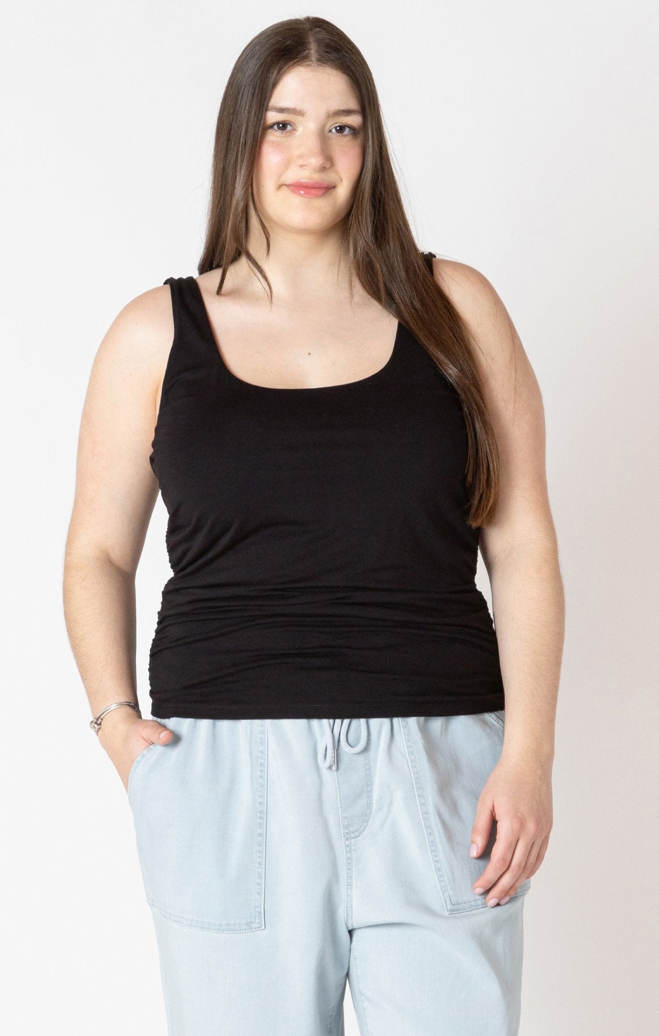 Clara Curvy Tank - Distractions Clothing