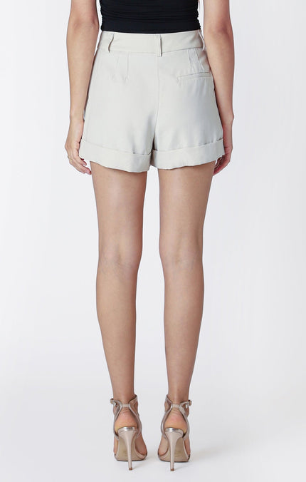 Claudia Rolled Cuff Trouser Short - Distractions Clothing