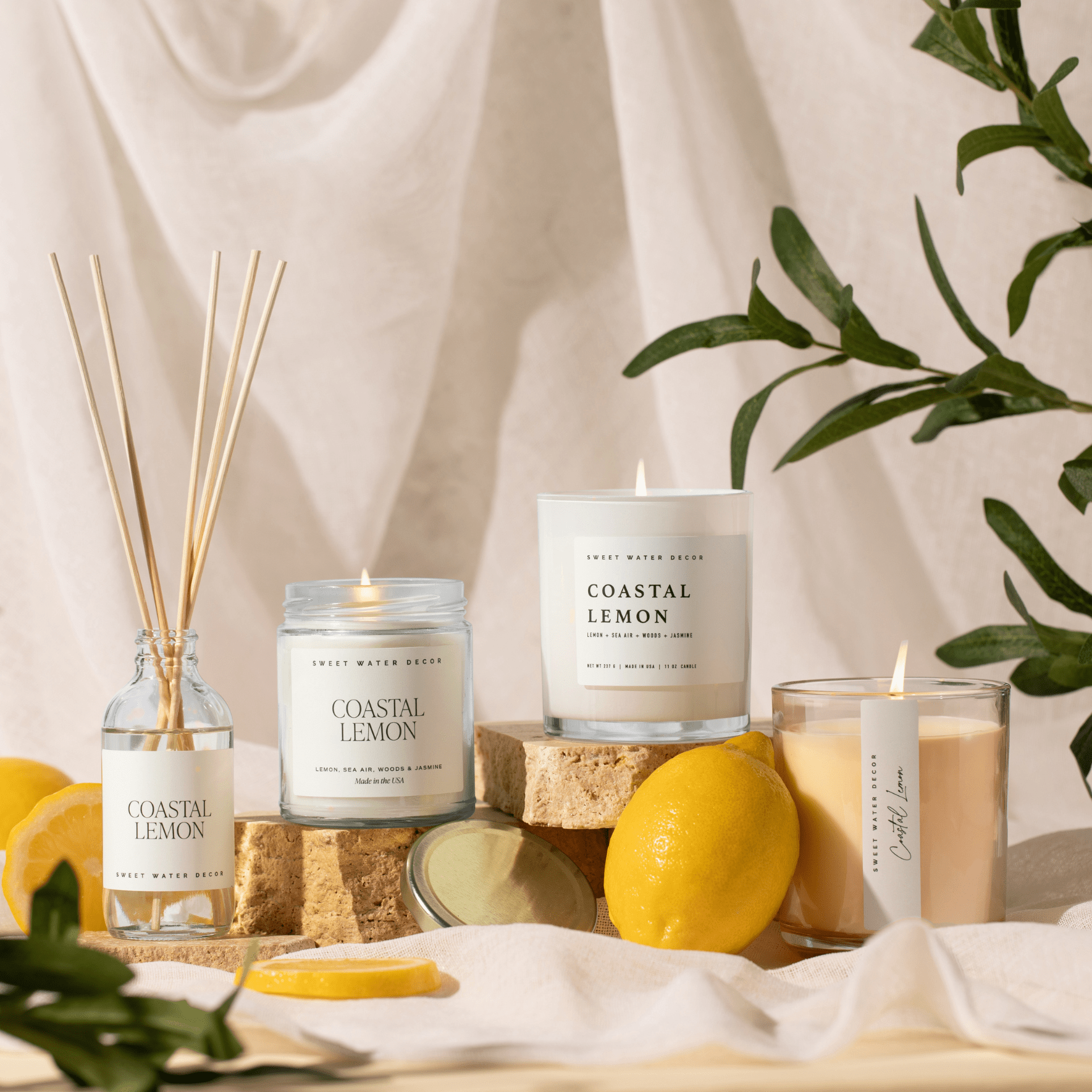 Coastal Lemon Candle - Distractions Clothing