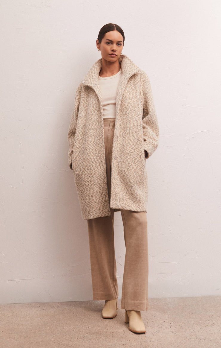 Connor Mohair Knit Coat - Distractions Clothing