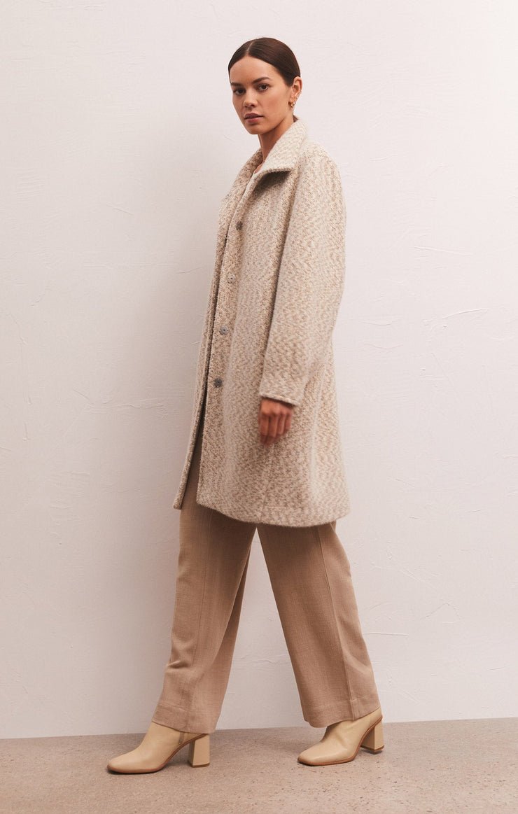 Connor Mohair Knit Coat - Distractions Clothing