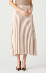 Curvy Cara Pleated Maxi Skirt - Distractions Clothing
