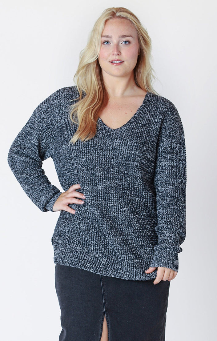 Curvy Jada Knit Sweater - Distractions Clothing