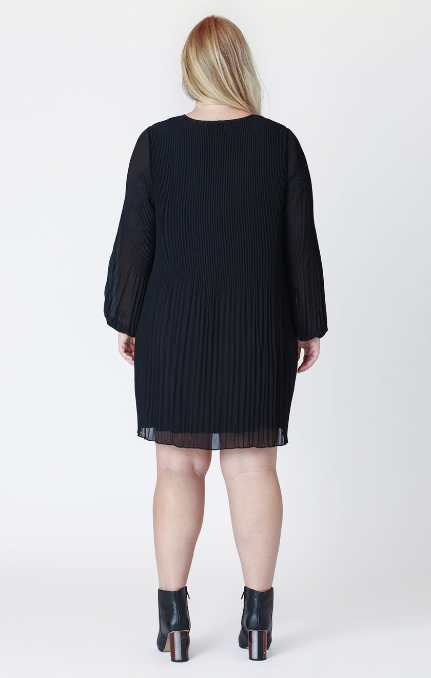 Curvy Rory Pleated Dress - Distractions Clothing