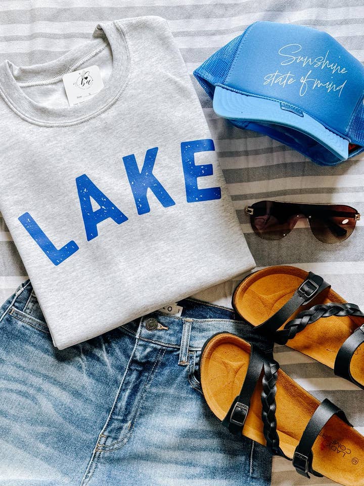 Blonde Ambition lake sweater