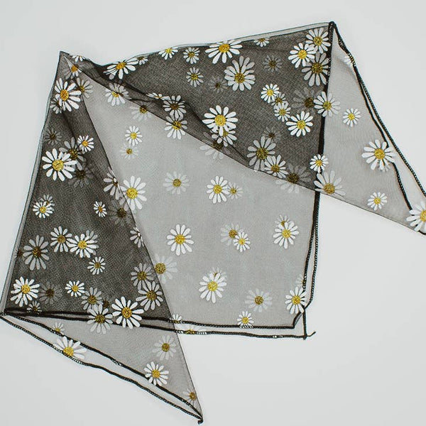 Daisy Chiffon Bandana - Distractions Clothing