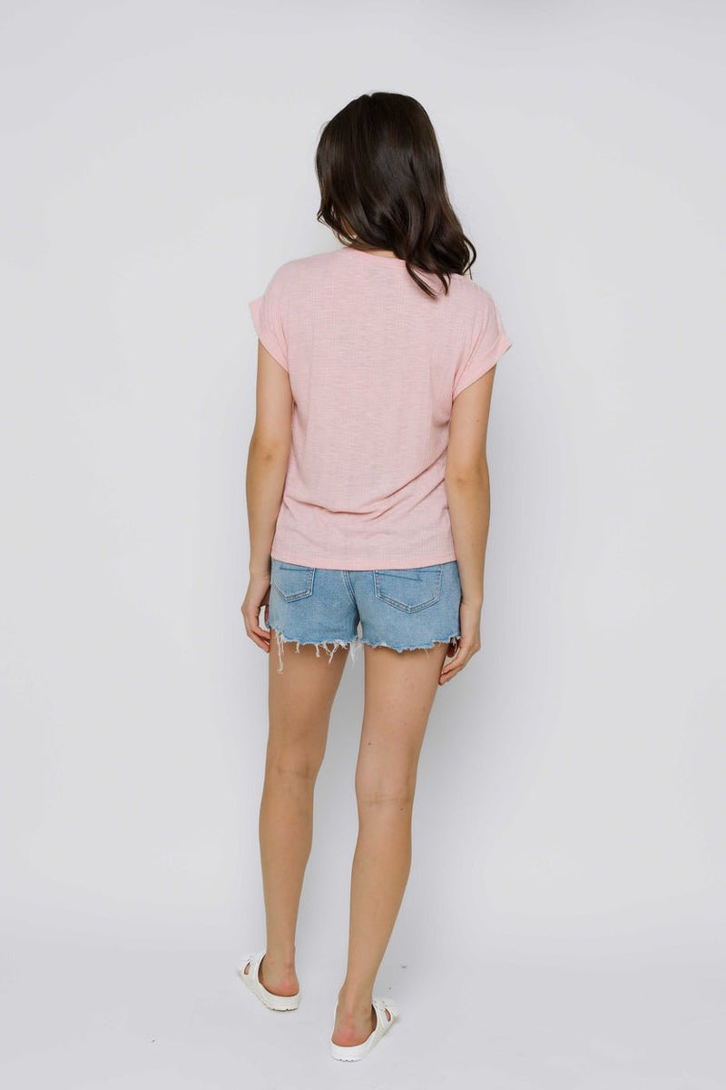 Daisy Textured Tee - Distractions Clothing