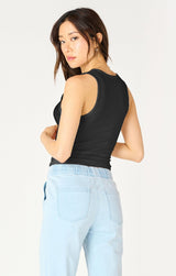 Dawn Ribbed Tank - Distractions Clothing