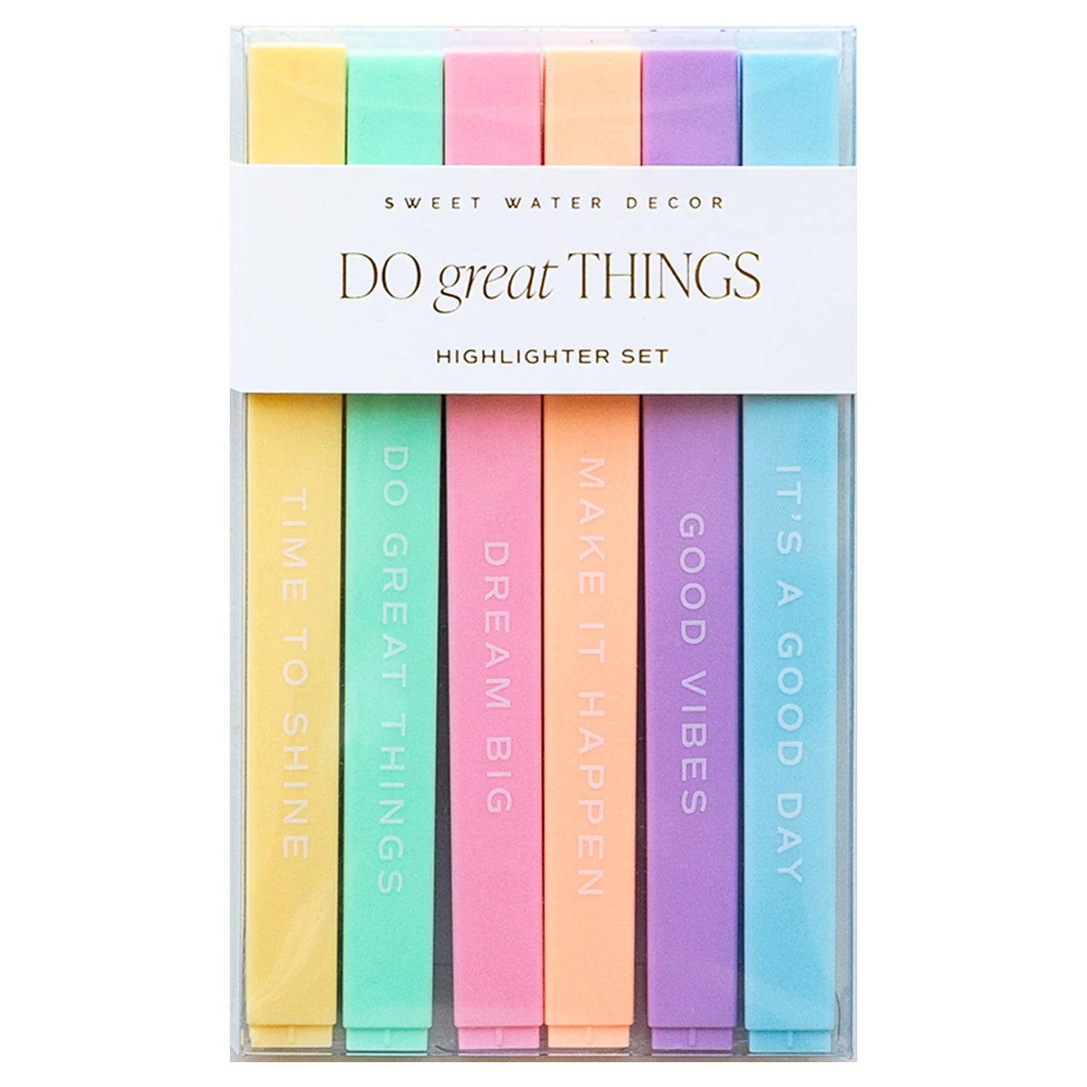 Do Great Things Highlighter Set - Distractions Clothing