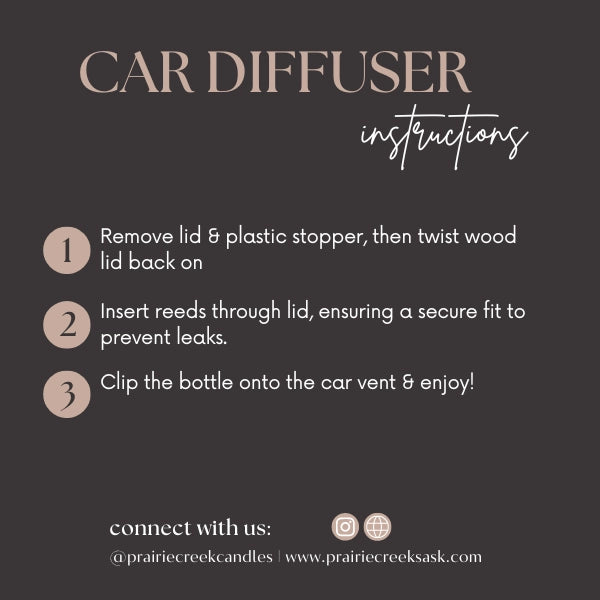 Back Porch Bourbon Car Diffuser