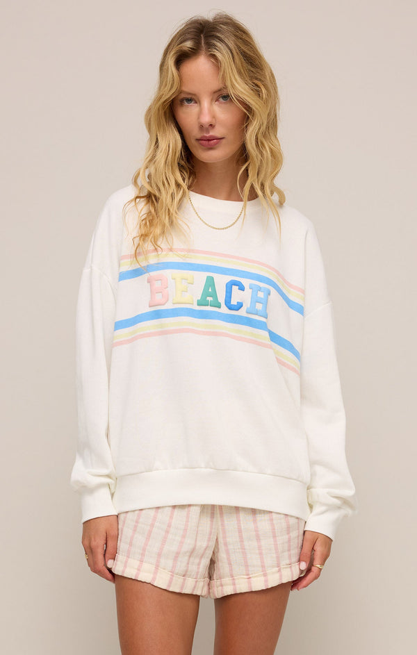 Z Supply womens oversized Beach sweatshirt