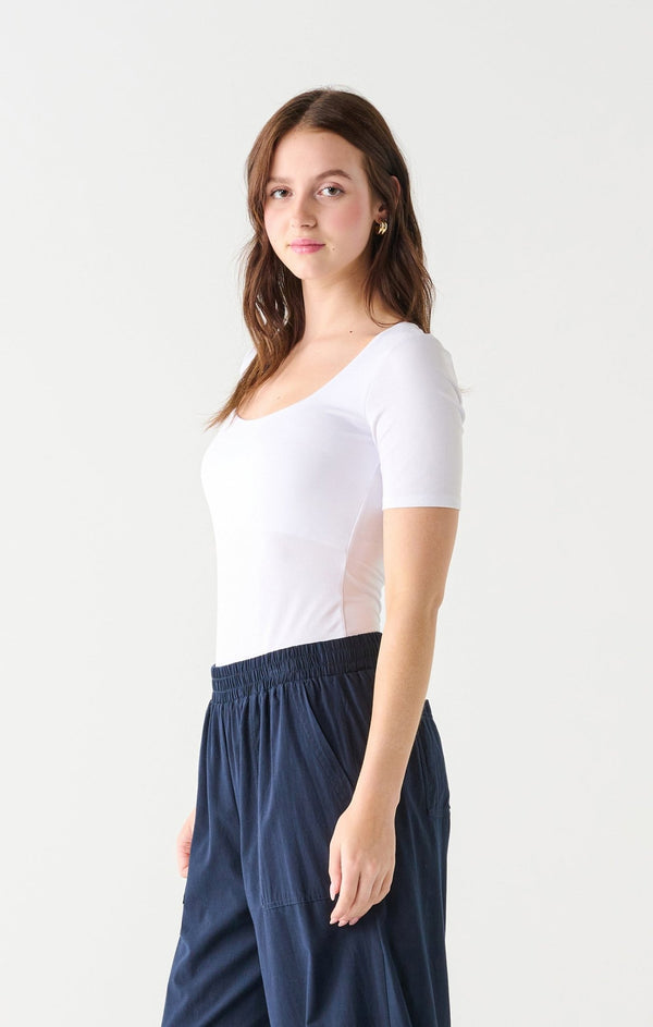 Erin Short Sleeve Bodysuit - Distractions Clothing