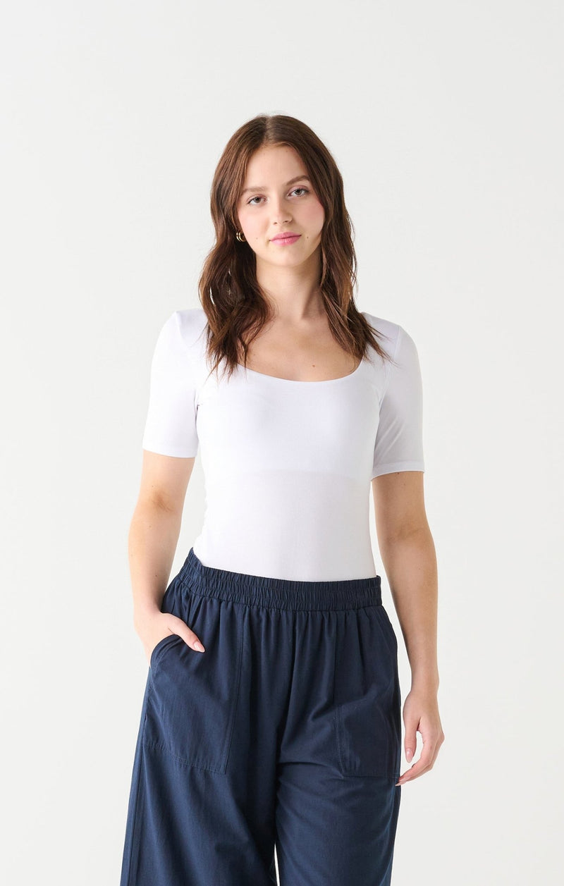 Erin Short Sleeve Bodysuit - Distractions Clothing