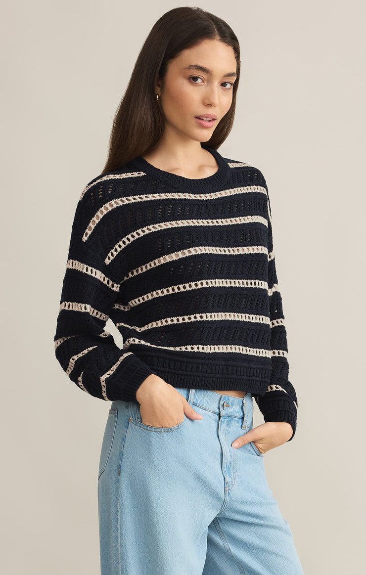Estero Stripe Sweater - Distractions Clothing