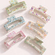 Floral Assorted Claw Clips