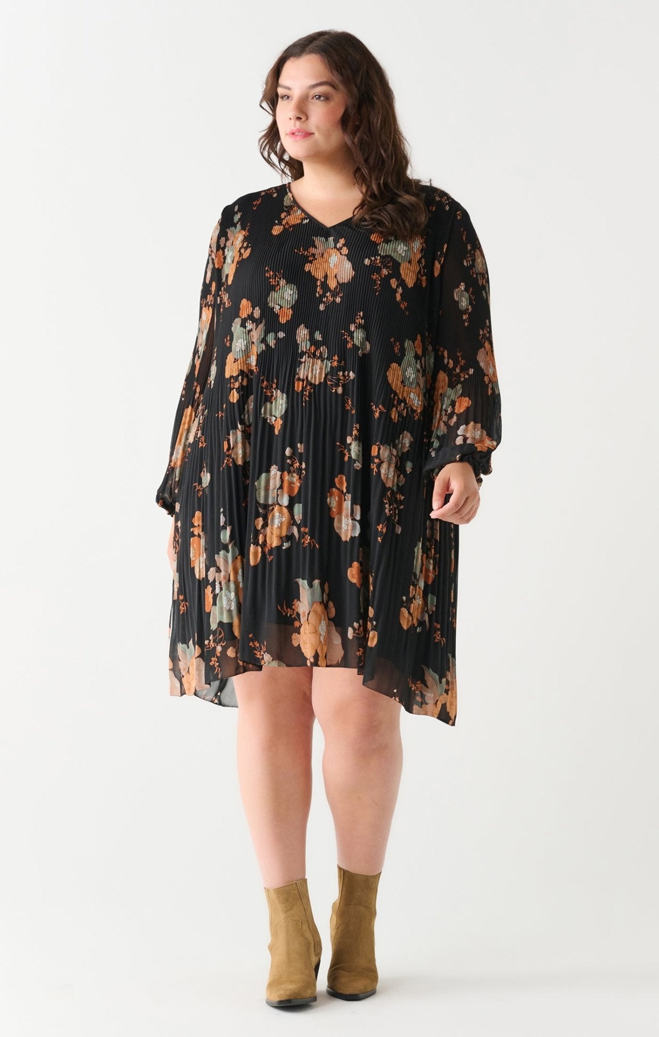 Fall Floral Mini Dress - Distractions Clothing