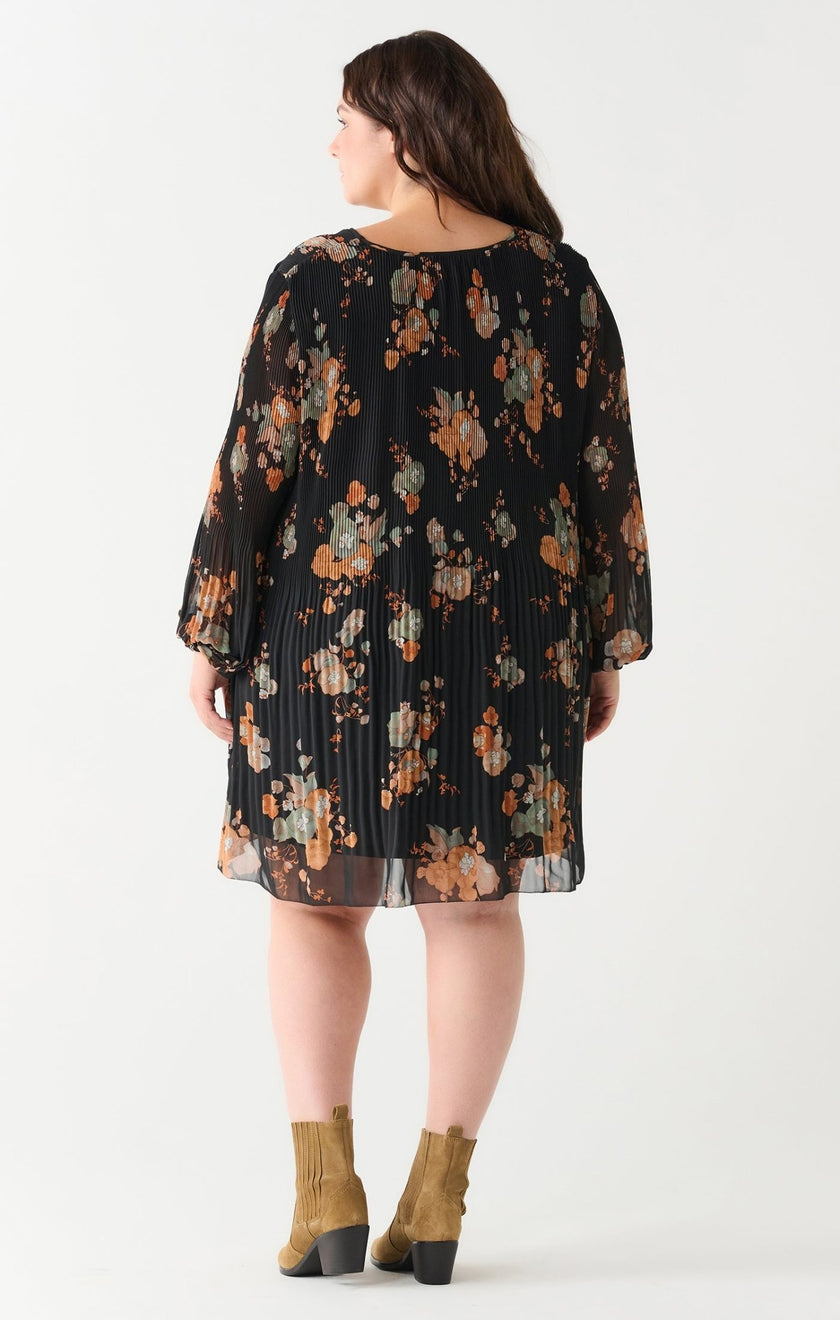 Fall Floral Mini Dress - Distractions Clothing