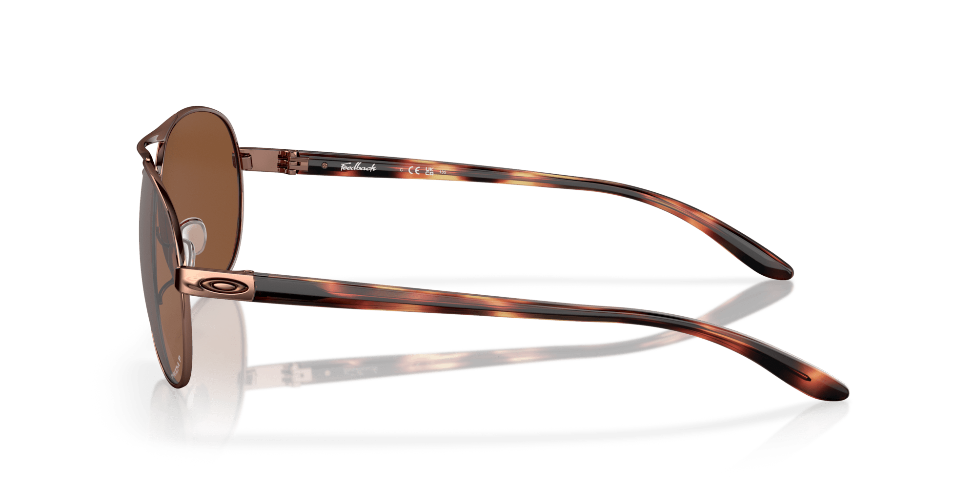 Feedback Rose Gold Prizm Polarized Sunglasses - Distractions Clothing
