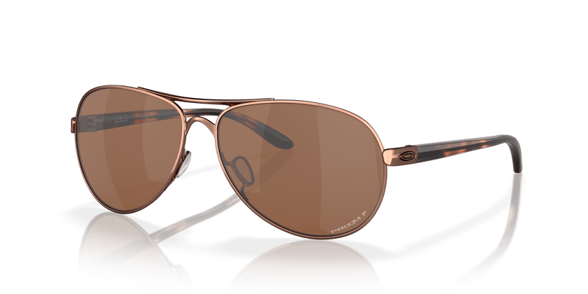 Feedback Rose Gold Prizm Polarized Sunglasses - Distractions Clothing. Oakley sunglasses