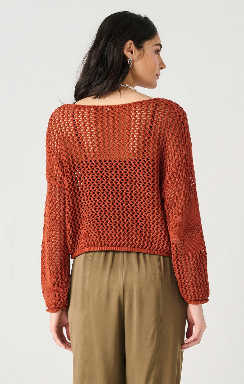 Floral Crochet Sweater - Distractions Clothing