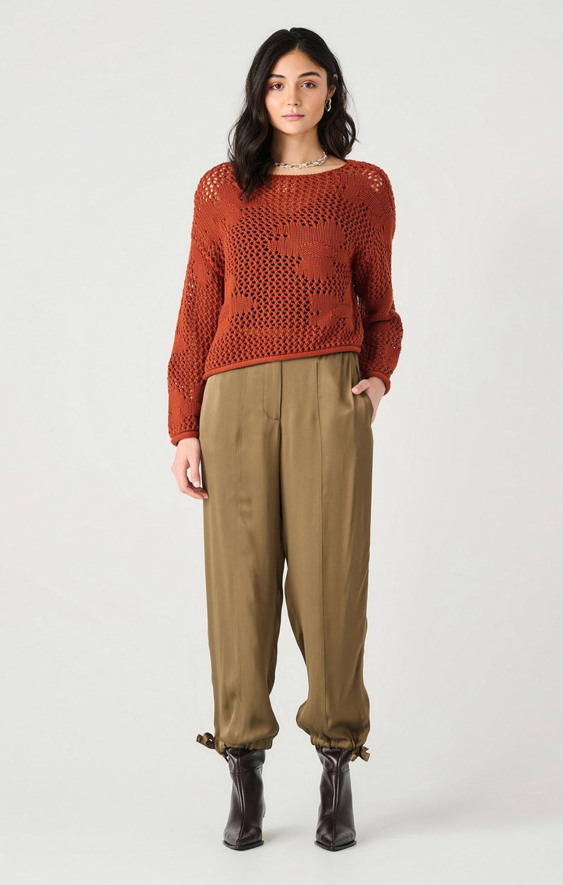 Floral Crochet Sweater - Distractions Clothing