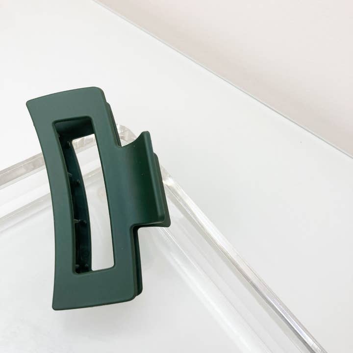 Forest Green Claw Clip - Distractions Clothing