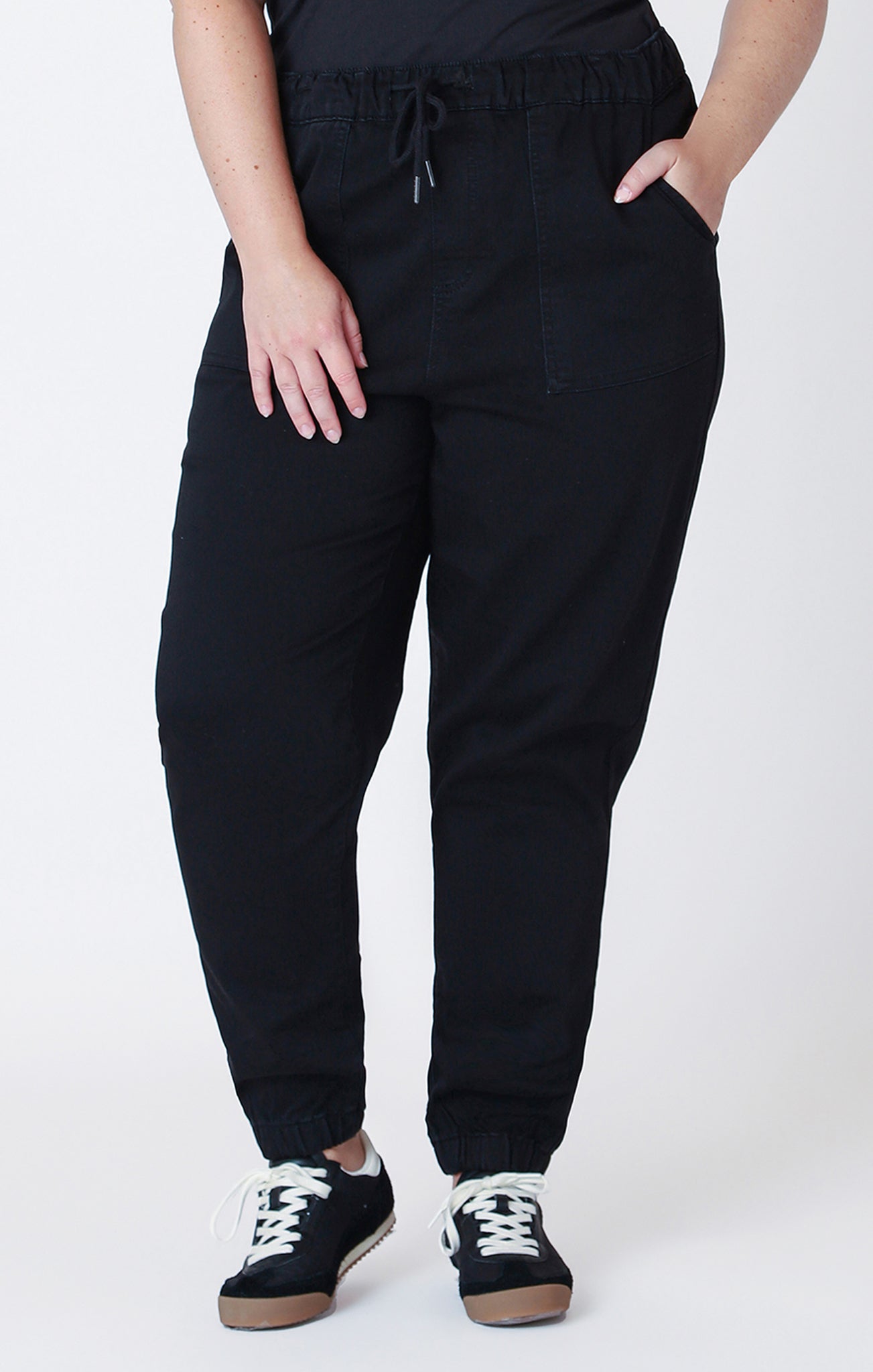 Freedom Curvy Denim Jogger - Distractions Clothing