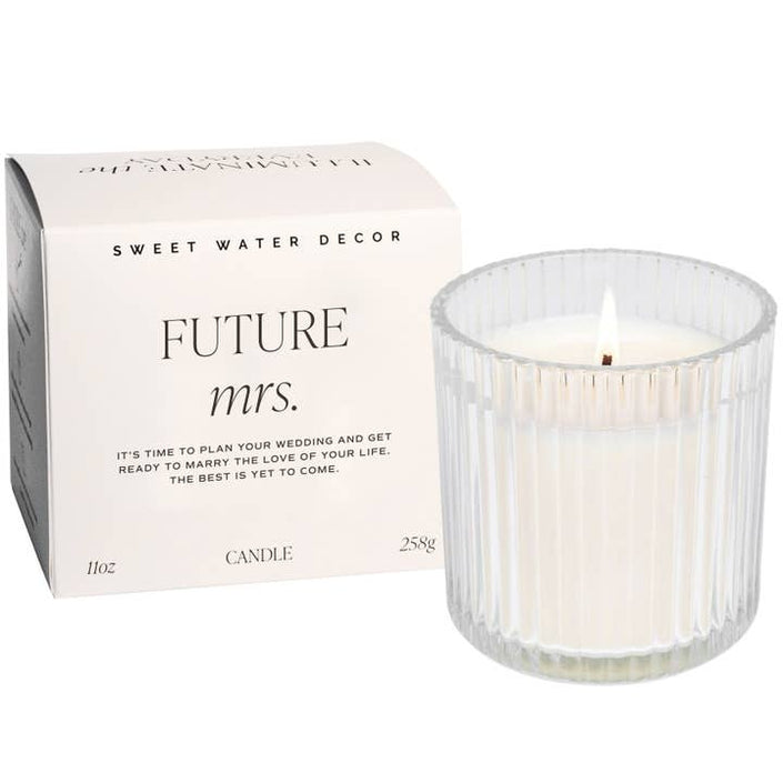 Future Mrs. Ribbed Candle - Distractions Clothing