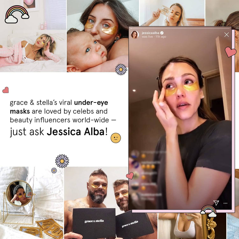 Gold Energizing Under Eye Masks - Distractions Clothing