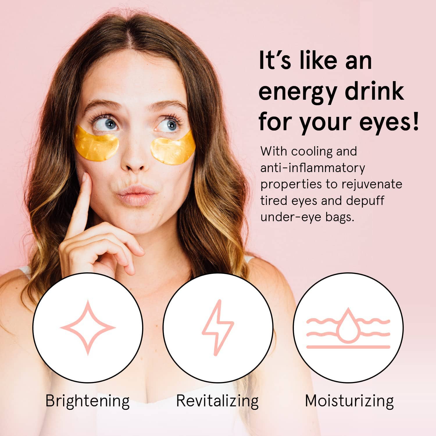 Gold Energizing Under Eye Masks - Distractions Clothing