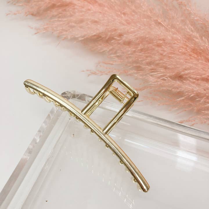 Gold Metal Claw Clip - Distractions Clothing