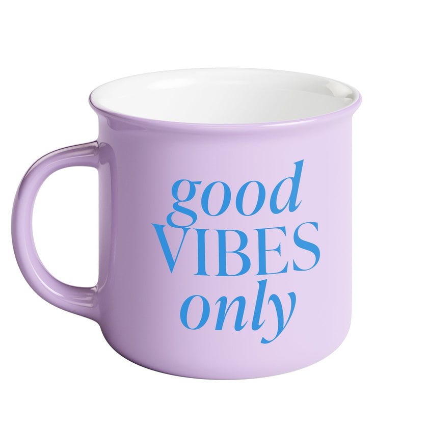 Good Vibes Only Campfire Coffee Mug - Distractions Clothing