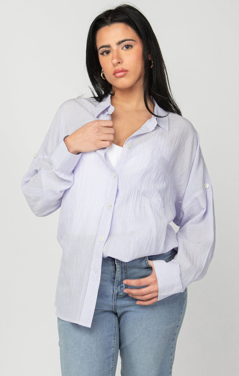 Harper Stripe Shirt - Distractions Clothing