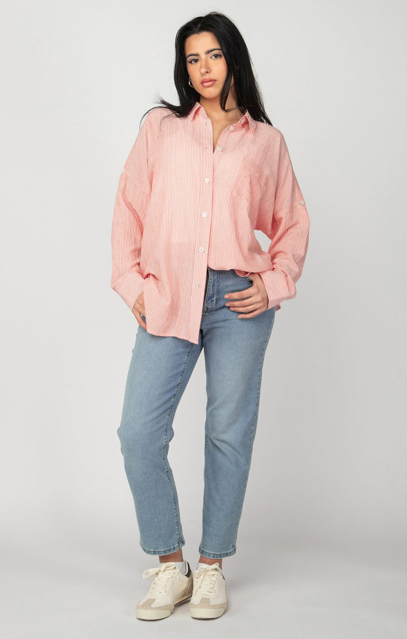 Harper Stripe Shirt - Distractions Clothing