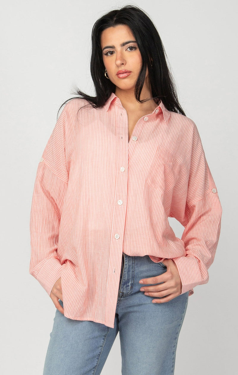 Harper Stripe Shirt - Distractions Clothing