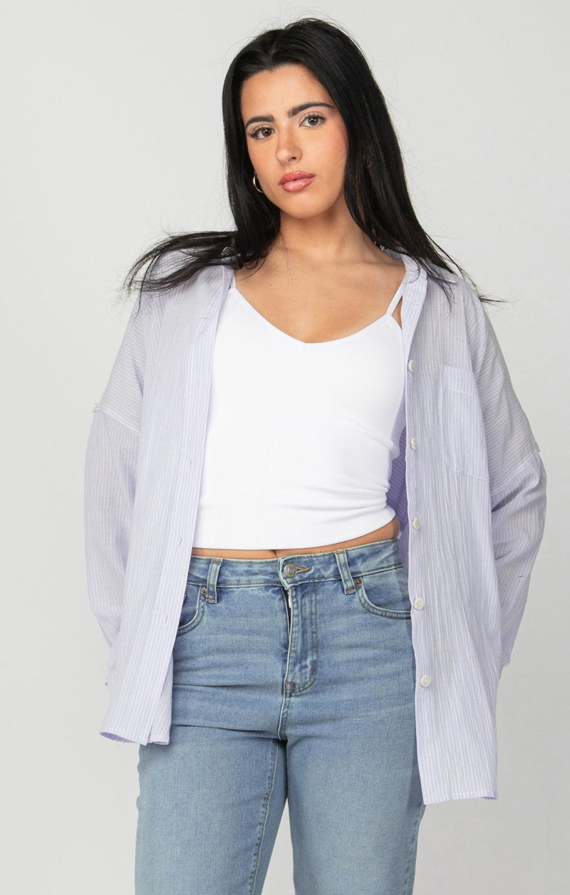 Harper Stripe Shirt - Distractions Clothing