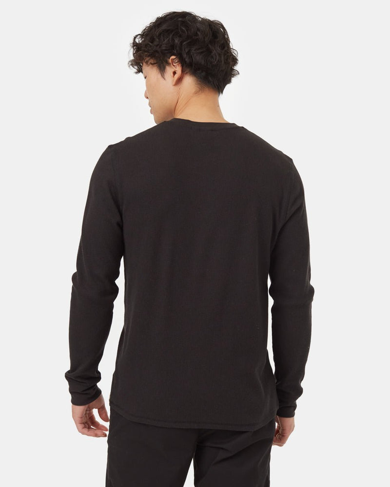 Henley Waffle Longsleeve - Distractions Clothing