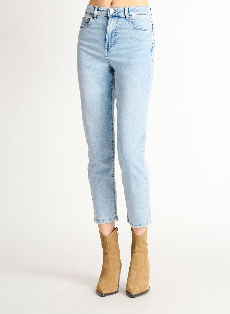 High Rise Straight Leg Jean - Distractions Clothing
