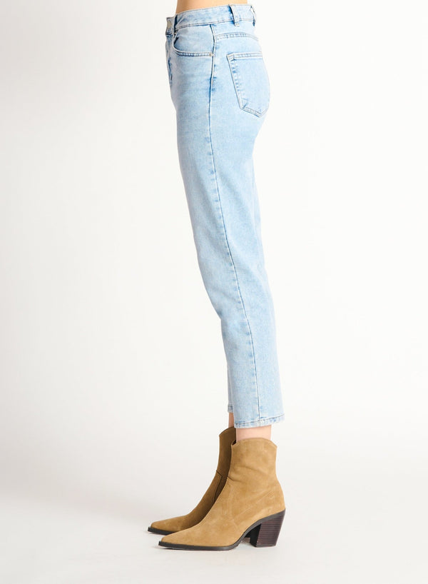 High Rise Straight Leg Jean - Distractions Clothing