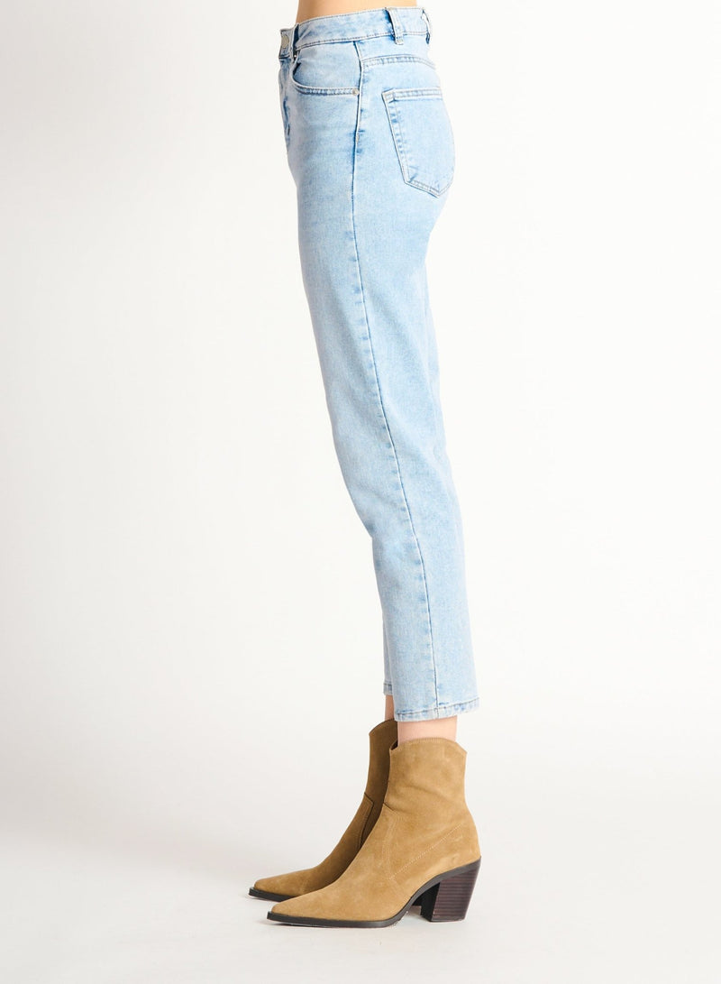 High Rise Straight Leg Jean - Distractions Clothing