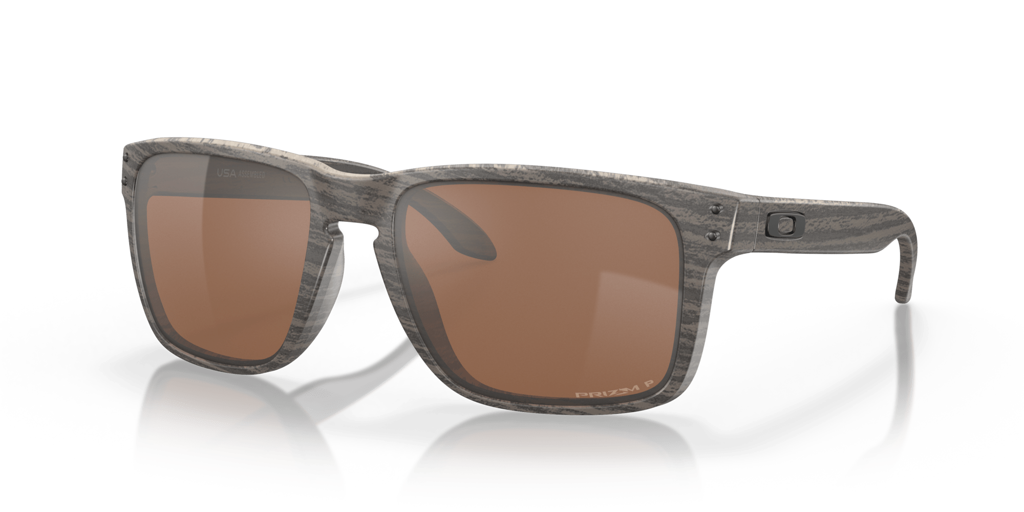 Holbrook XL Woodgrain Prizm Polarized Sunglasses - Distractions Clothing