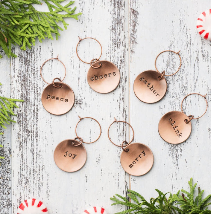 Holiday Wine Charms - Distractions Clothing