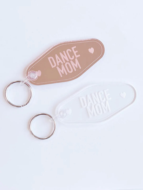 Dance Mom Engraved Motel Keychain